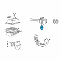 OEM Toyota Avalon Air Duct Diagram - 17882-0A010