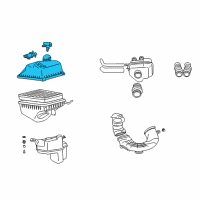 OEM 2004 Toyota Avalon Cover Assembly Diagram - 22020-0A090