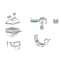 OEM Lexus ES300 INSULATOR, Ventilation Diagram - 12278-0A020