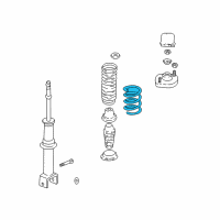 OEM Dodge Stratus Rear Coil Spring Diagram - 4895048AA