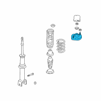 OEM 2001 Chrysler Sebring Mount-STRUT Diagram - 4879072AE