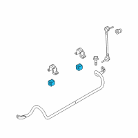 OEM 2011 Lincoln MKS Bushings Diagram - AA5Z-5484-C