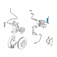 OEM 2001 BMW 530i Clip Diagram - 34-11-1-164-611