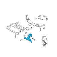 OEM 2009 Infiniti FX50 Front Suspension Arm Complete, Lower Left Diagram - 54501-1CA0C