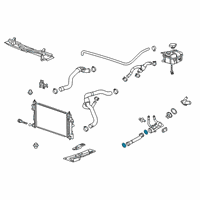 OEM 2009 Saturn Vue Outlet Pipe Seal Diagram - 90537379