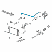 OEM 2013 Buick Regal Overflow Hose Diagram - 20972727