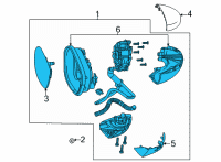 OEM 2022 Honda Civic MIRROR SET, R Diagram - 76208-T20-A21