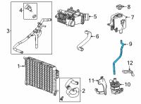 OEM 2021 Chevrolet Tahoe Air Inlet Tube Diagram - 84854467