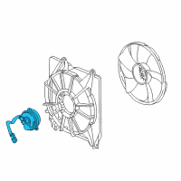 OEM Acura TLX Motor, Cooling Fan Diagram - 19030-5J2-A01