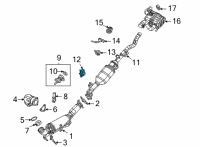 OEM 2021 Jeep Wrangler EXHAUST Diagram - 68454590AA