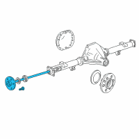 OEM 2004 Ford F-150 Heritage Axle Shafts Diagram - YL3Z-4234-BB