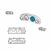 OEM 2003 Chrysler Concorde Gage-ODOMETER Diagram - 4883547AA