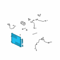 OEM 2015 Scion xB Condenser Diagram - 88450-12300