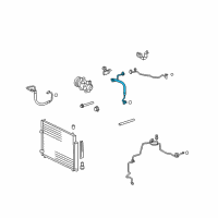 OEM 2015 Scion xB Suction Hose Diagram - 88704-1A251