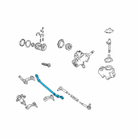 OEM 2000 GMC C3500 Rod, Steering Linkage Relay Diagram - 26050588
