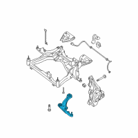 OEM 2010 Nissan Altima Link Complete-Transverse, Lh Diagram - 54501-JA00C