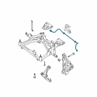 OEM 2012 Nissan Altima Stabilizer-Front Diagram - 54611-JA00B