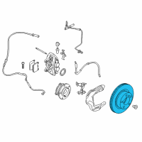 OEM BMW M235i xDrive Brake Disc, Ventilated, W/Holes, Front Diagram - 34-10-6-797-602