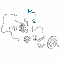 OEM BMW 230i xDrive Front Abs Wheel Speed Sensor Diagram - 34-52-6-869-321