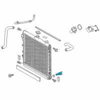 OEM 2020 Toyota Sequoia Drain Tube Drain Plug Diagram - 23322-54010