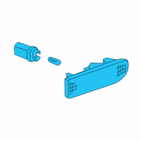 OEM 2005 Kia Amanti Lamp Assembly-Front Side Marker Diagram - 923033F050