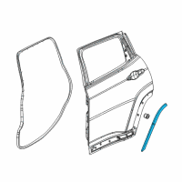 OEM 2021 Jeep Compass WEATHERSTRIP-WHEELHOUSE Diagram - 68242133AB