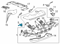 OEM Chevrolet Corvette Rear Hanger Diagram - 84794549