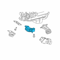 OEM Dodge Ram 2500 INSULATOR-Transmission Support Diagram - 52121489AB