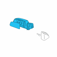 OEM Hyundai Accent Mirror Assembly-Outside Rear View, LH Diagram - 87610-1E510