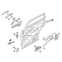 OEM Nissan Sentra Bolt Diagram - 80498-40U0B