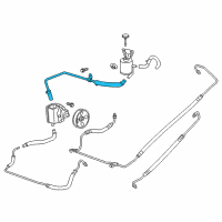 OEM 2019 GMC Savana 3500 Power Steering Suction Hose Diagram - 84401002