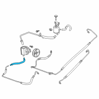 OEM 2017 GMC Savana 2500 Connector Hose Diagram - 84100633