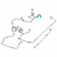 OEM 2017 GMC Savana 2500 Outlet Hose Diagram - 84146686