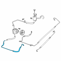 OEM GMC Pressure Hose Diagram - 84190383
