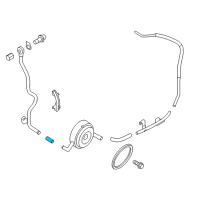 OEM 2012 Nissan Maxima Hose Water Diagram - 21306-JA11A