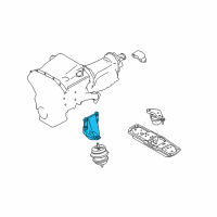 OEM 2016 Infiniti Q50 Bracket-Engine Mounting, Rh Diagram - 11232-4GA0A