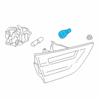 OEM 2014 BMW ActiveHybrid 3 Bulb Diagram - 63-21-7-160-789