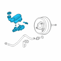 OEM Pontiac G5 Master Cylinder Diagram - 20762127