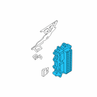 OEM 2012 Nissan Xterra Block Junction Diagram - 24350-9BA0B