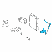 OEM 2015 Lexus GS450h Transmitter, Tire Pressure Monitor Diagram - 8976B-30011