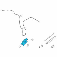 OEM 2018 Ford EcoSport Rear Motor Diagram - GN1Z-17508-A