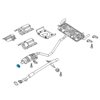 OEM Dodge Avenger Clamp-Exhaust Diagram - 4809936AA