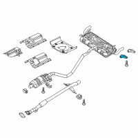 OEM 2016 Chrysler 200 Hanger-Exhaust Diagram - 68210061AA