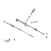OEM 2019 Hyundai Elantra Bolt Diagram - 11403-06106-K