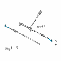 OEM 2020 Hyundai Palisade End Assembly-Tie Rod, LH Diagram - 56820-G8000