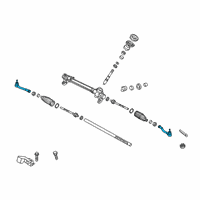 OEM 2017 Hyundai Sonata End Assembly-Tie Rod, LH Diagram - 56820-G8000