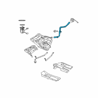 OEM 2013 Chrysler 200 Tube-Fuel Filler Diagram - 5085274AD