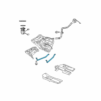 OEM 2013 Chrysler 200 Strap-Fuel Tank Diagram - 4766667AB