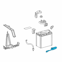 OEM 2016 Toyota Prius V Negative Cable Diagram - 82123-47040