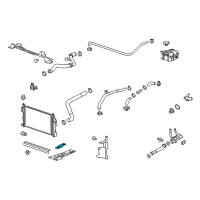 OEM 2014 Chevrolet Impala Bracket-Radiator Lower Diagram - 23120323